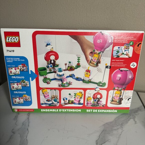 LEGO Super Mario Peach’s Garden Balloon Ride‎ Expansion Set 71419  NWT - Picture 5 of 5
